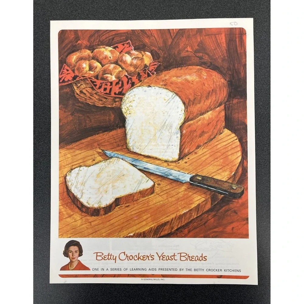 Vintage Betty Crocker's Student Learning Aids Booklets Yeast Breads Easy as Pie